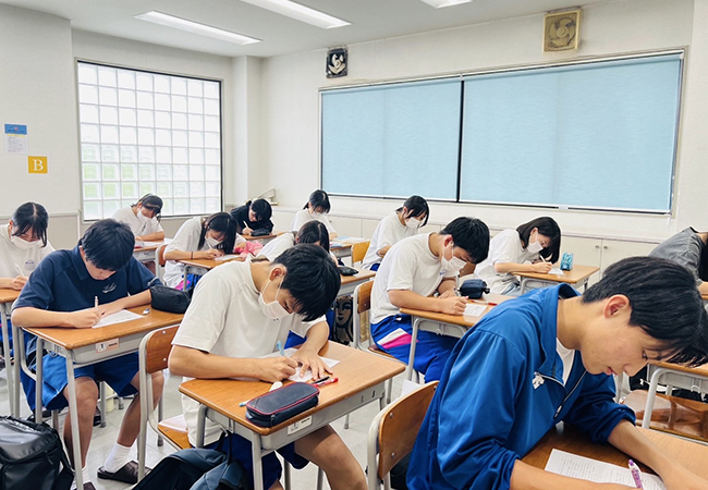 入試対策講座で志望校合格へ向けラストスパート!